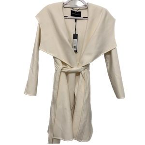 BCBG Maxazria ivory wool coat (NEW)